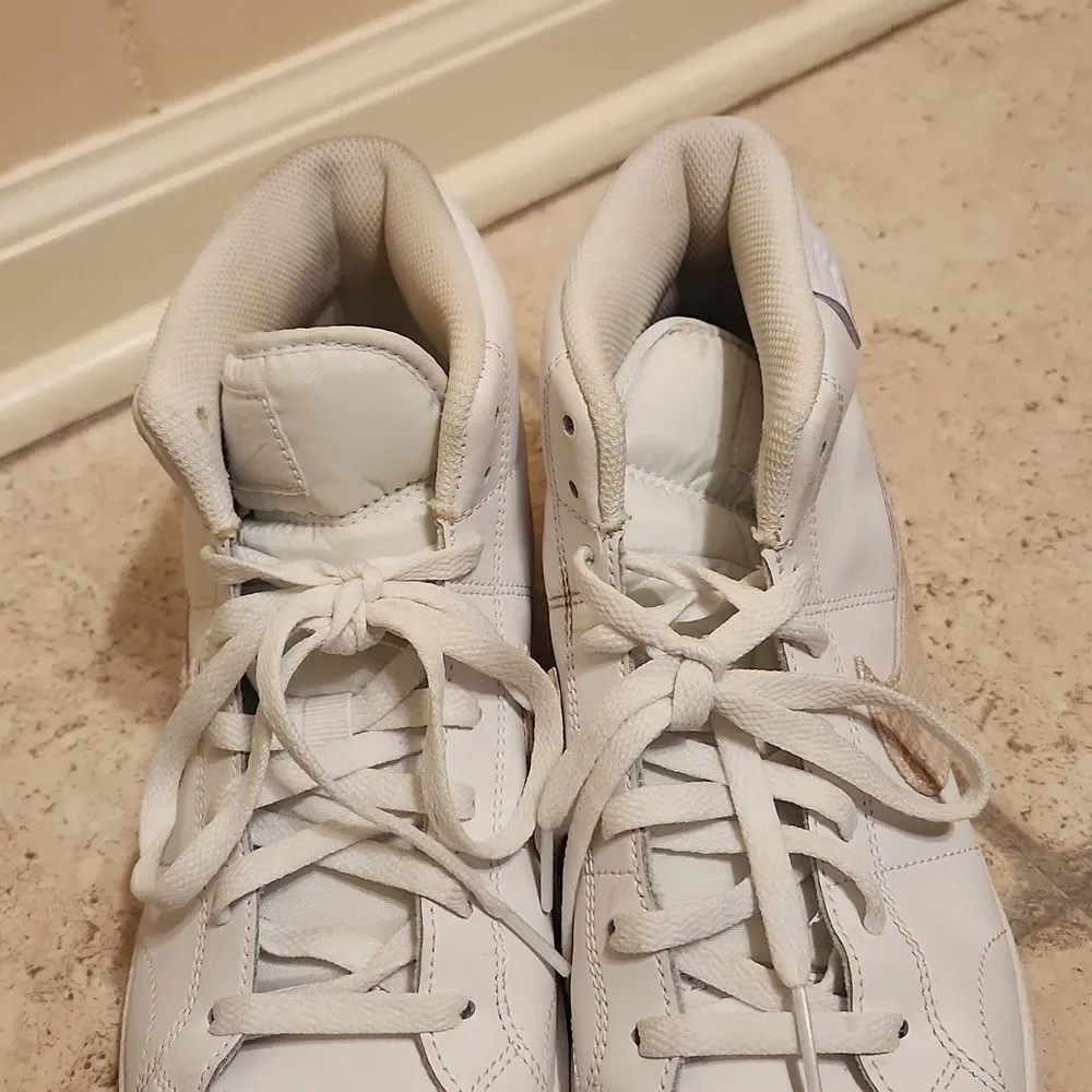 Nike Women's Court Royale 2 Mid White w/ Leather Insignia Size 9
